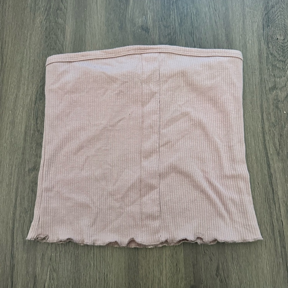 Pink tube top